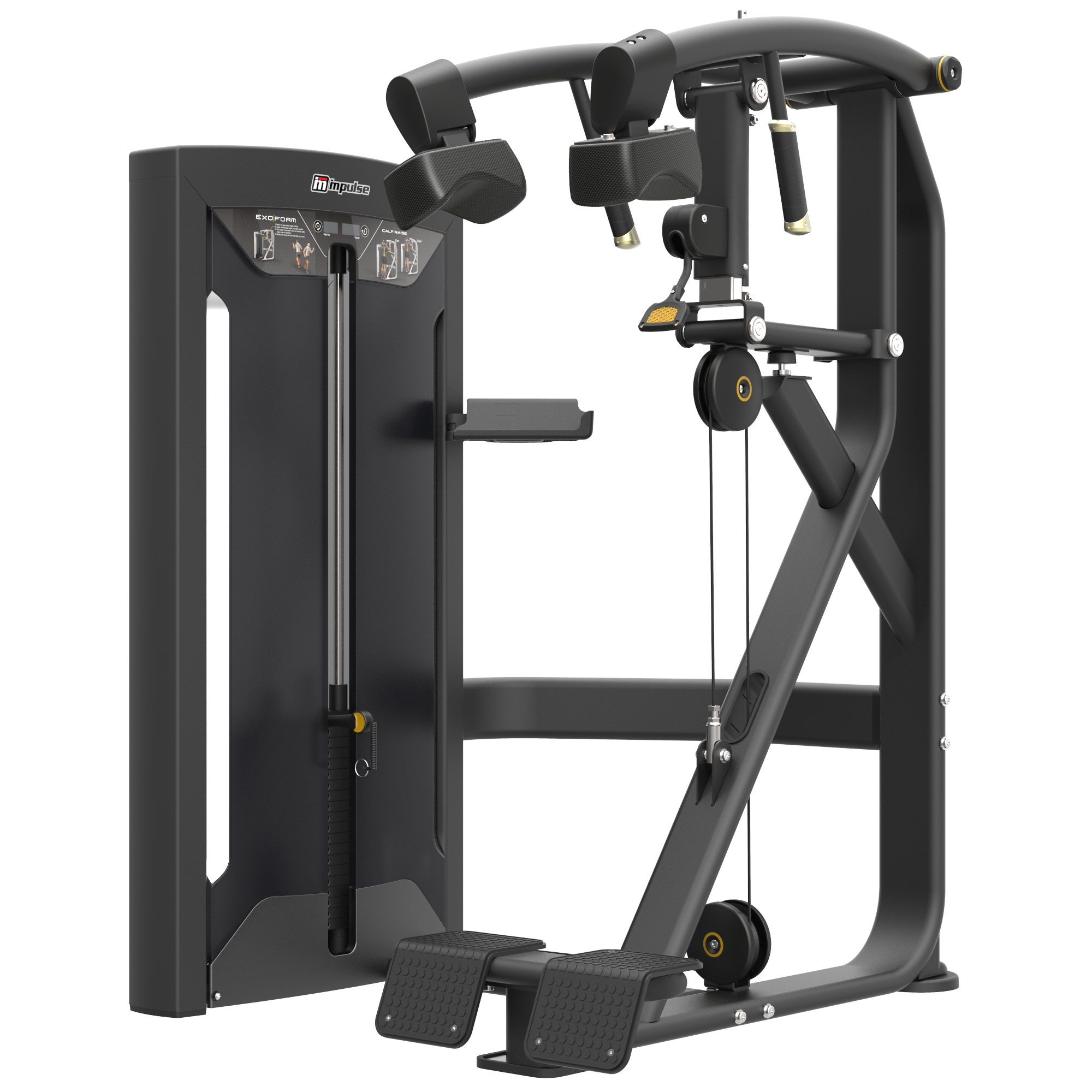 Impulse FE9716 икроножные стоя, профессиональный тренажер