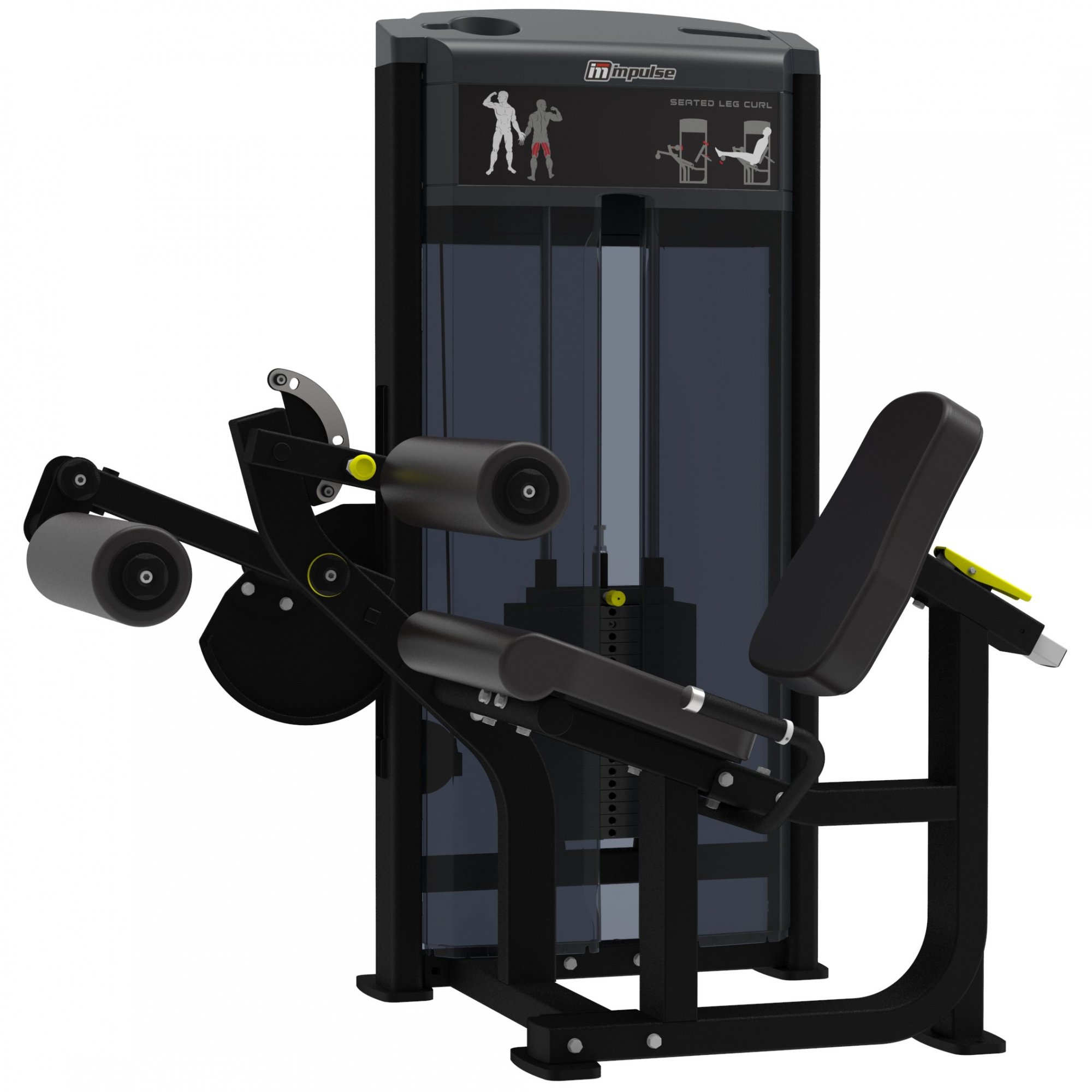 Impulse IF9306 сгибание ног сидя, профессиональный тренажер