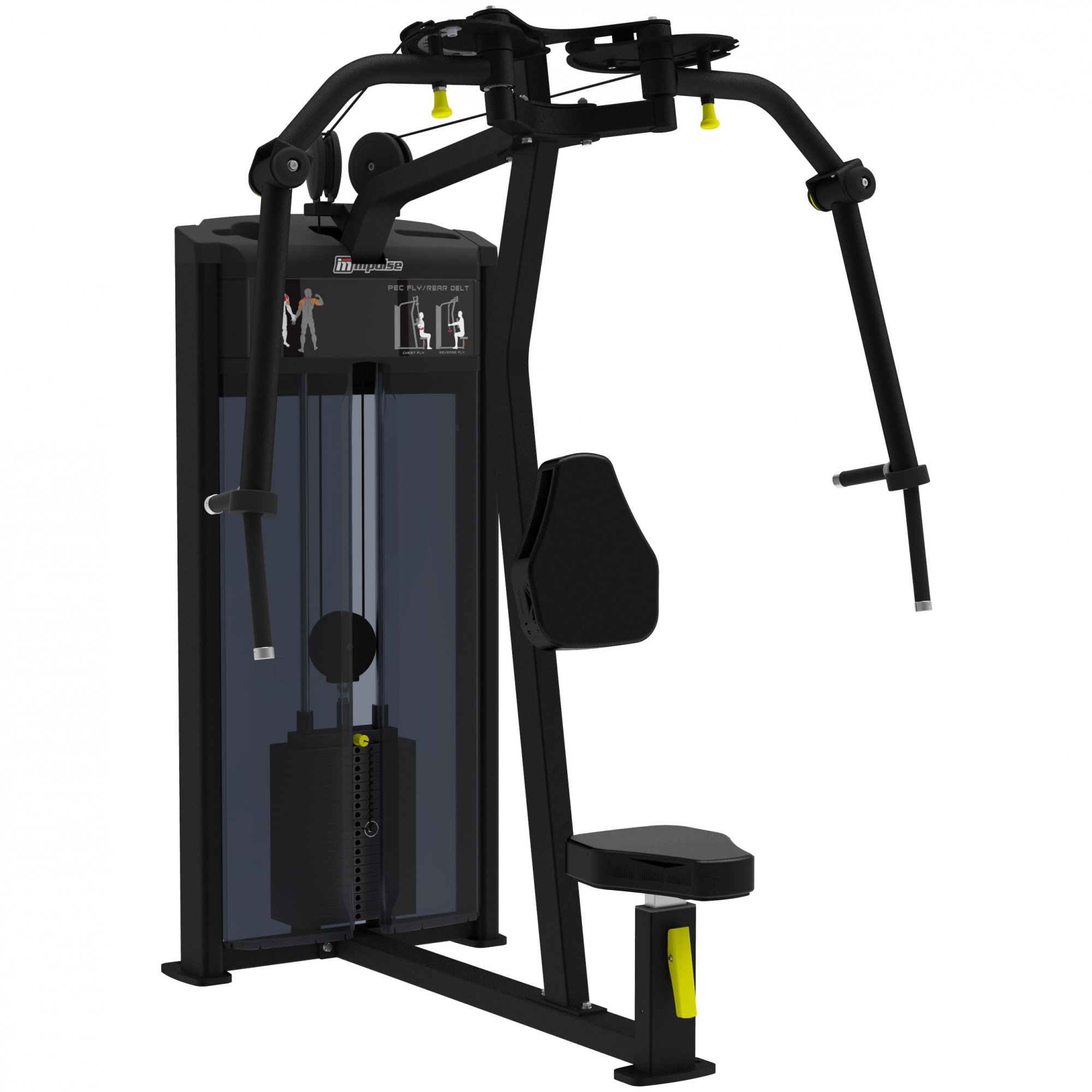 Impulse IF9315 баттерфляй / задняя дельта, профессиональный тренажер
