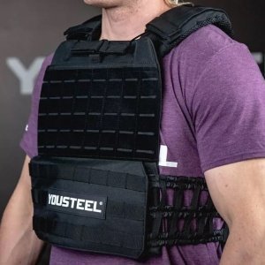 Жилет утяжелитель c плитами, 12 кг