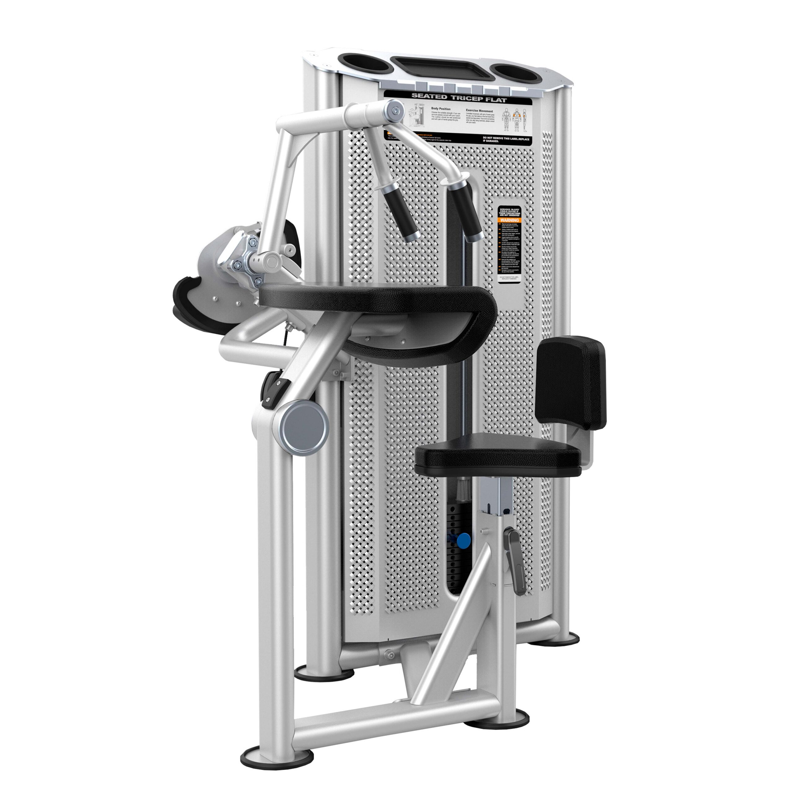 U2027 Трицепс-машина сидя. Прямая парта. Стек 64 кг — изображение 4