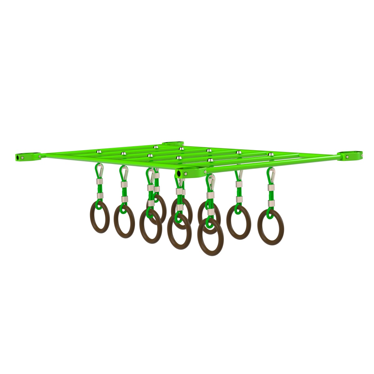 W108 Рукоход с кольцами ZAVODSPORTA