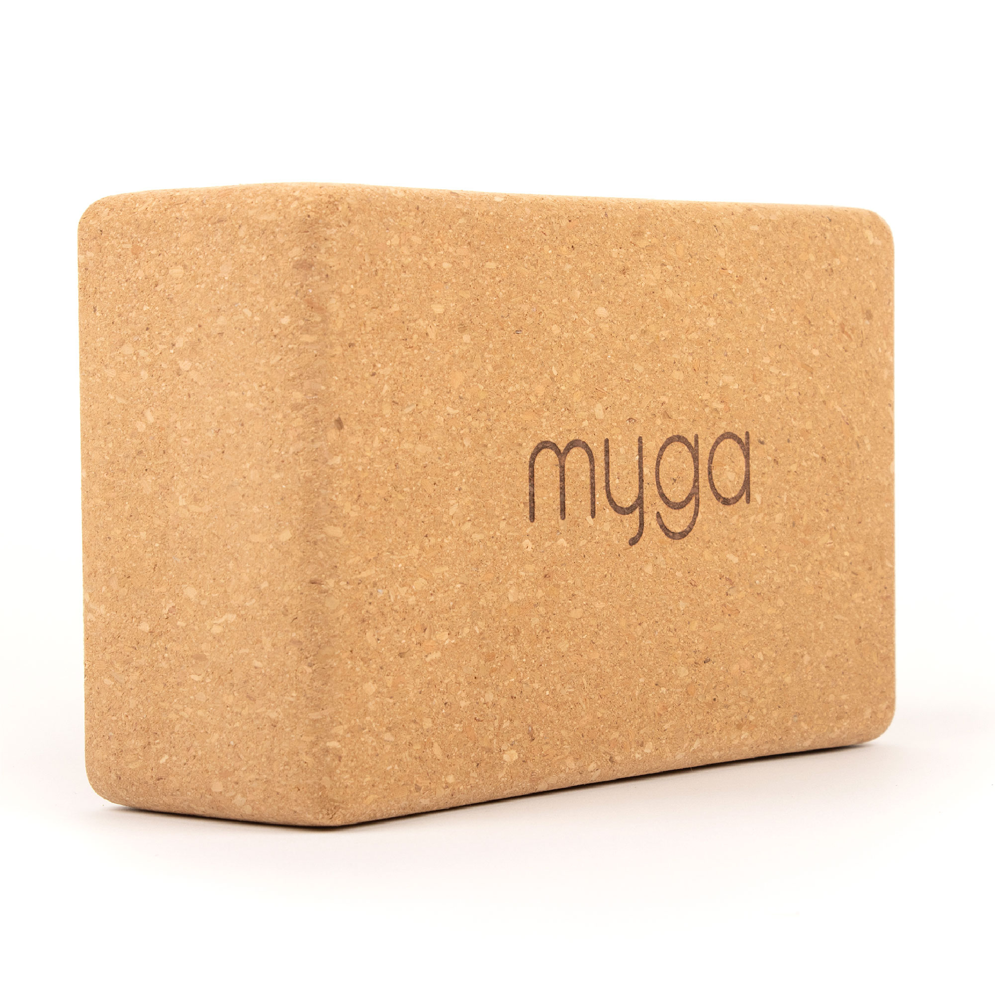 Блок для йоги MYGA Cork Eco Brick Block 22 x 14,5 x 7 cм, пробка