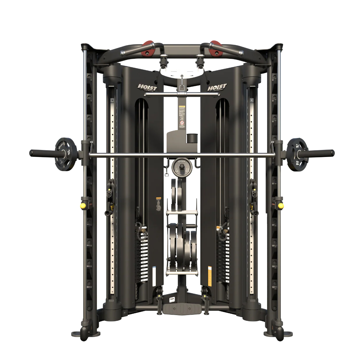 Домашний комплекс для функциональных тренировок HOIST H-8 черный матовый, стек 68 кг х 2