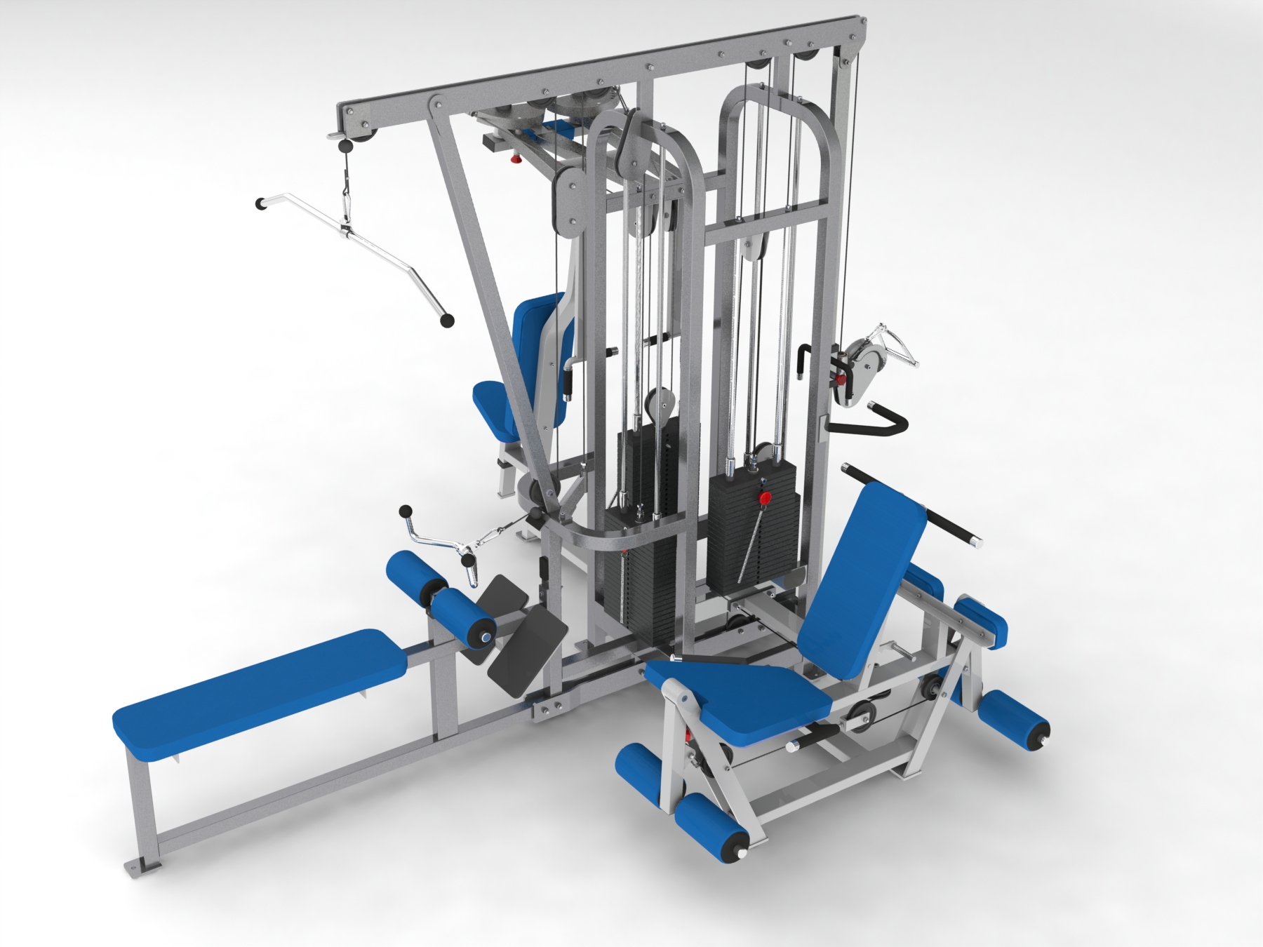 Силовая 4-х сторонняя станция FOREMAN FM-851 белый/оранжевый