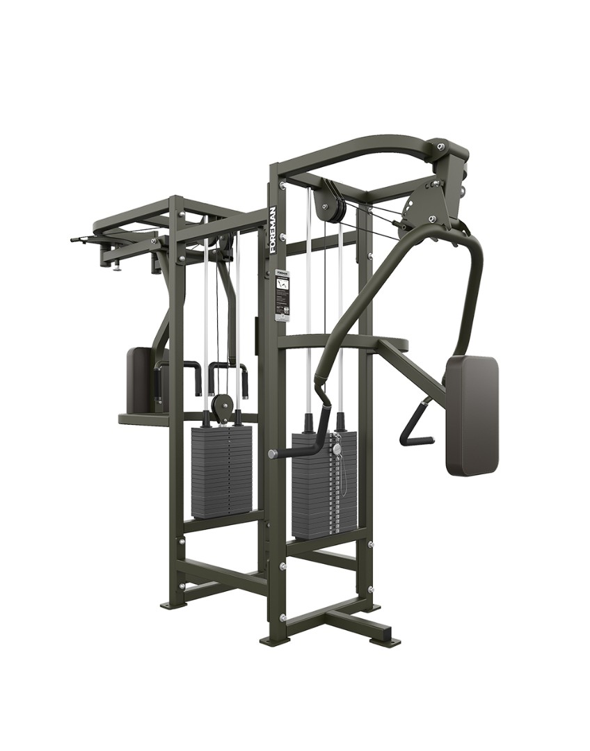 FOREMAN FD-890 Баттерфляй, задние дельты, жим от груди, гребная тяга с упором на грудь