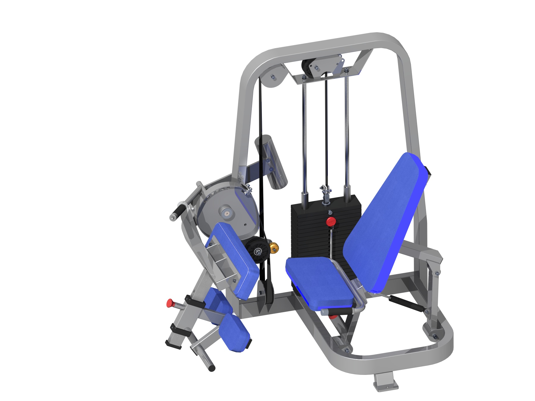 Сгибание ног сидя FOREMAN FS-102 черный/черный